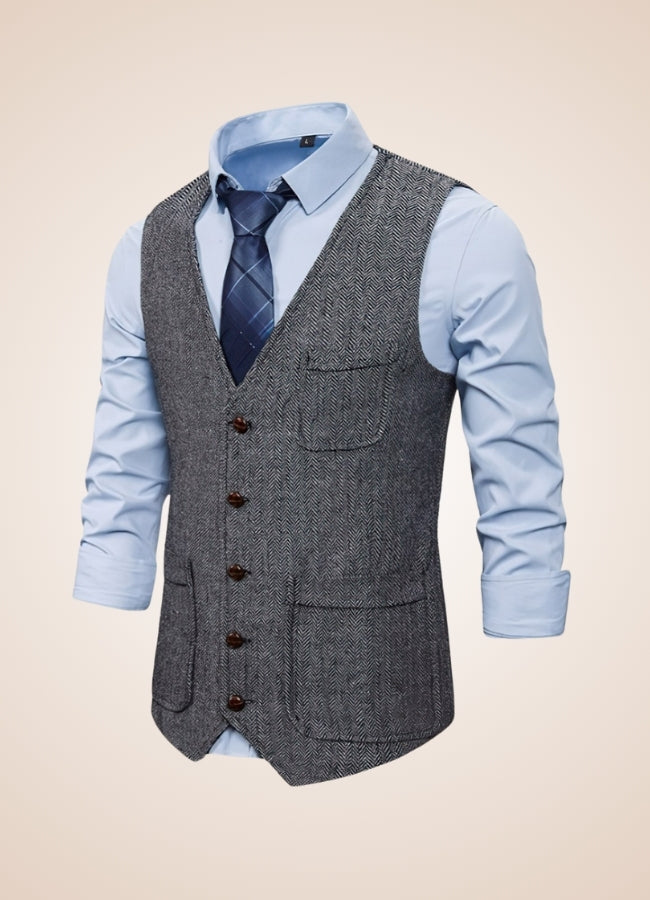 Men's Steampunk Pocket Vest UK