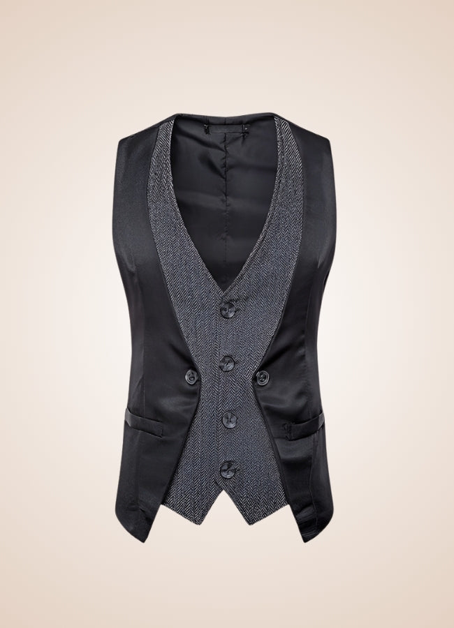 Men's Steampunk Vintage Vest UK
