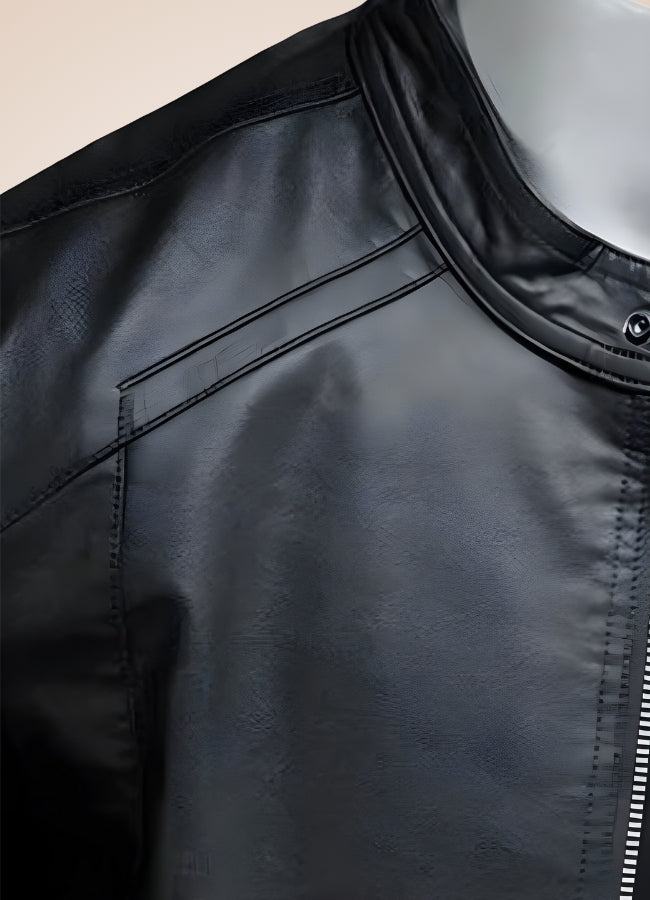 Motorcycle Steampunk Leather Jacket UK