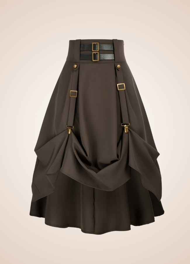 Pirate Straps Steampunk Skirt UK