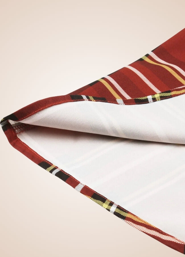 Red Plaid Steampunk Dress UK