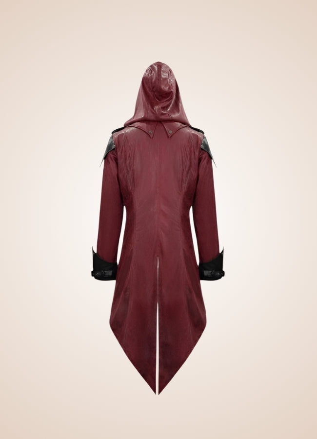 Red Punk Men's Frock Coat UK