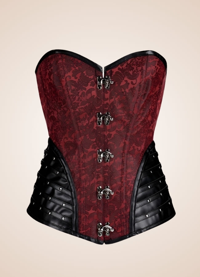 Red Steampunk Corset UK