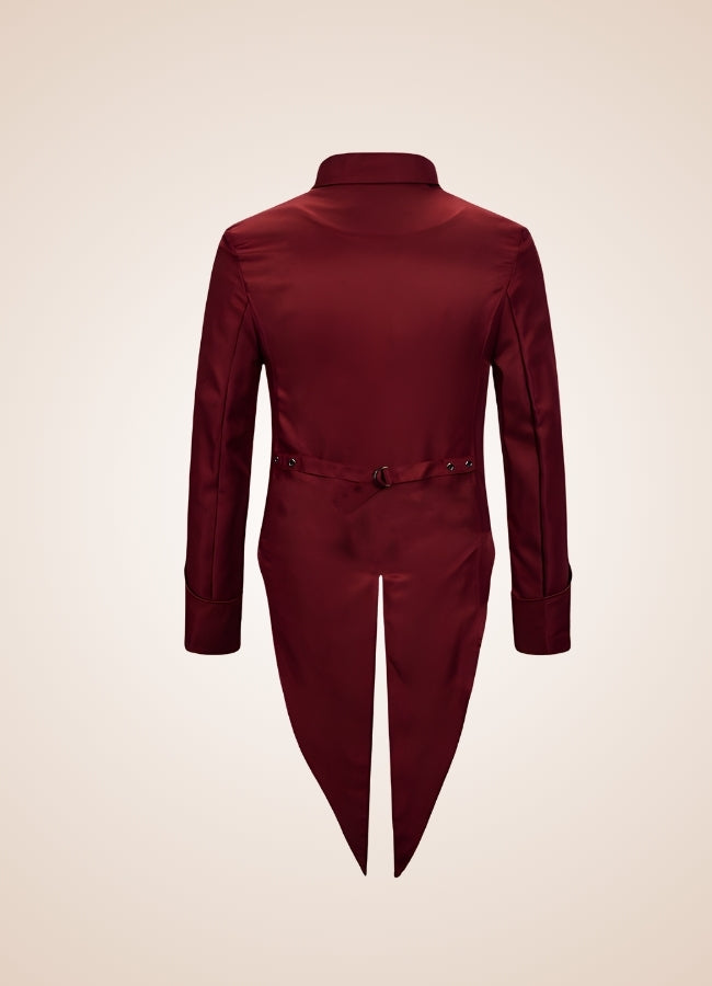 Red Steampunk Tailcoat UK