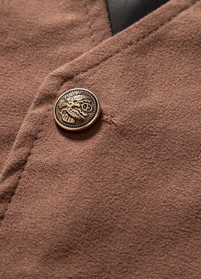 Retro Brown Suit Vest UK