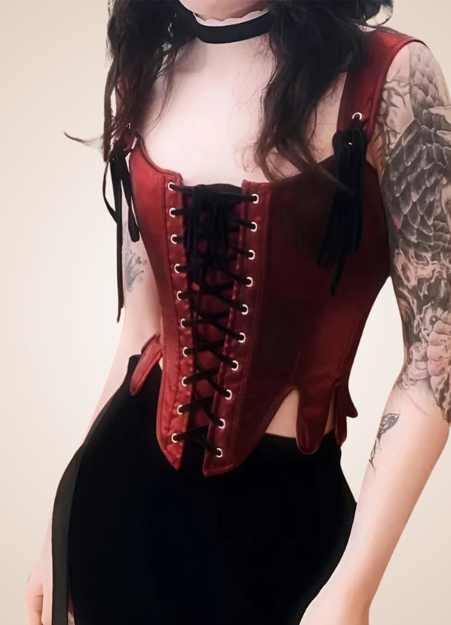 Retro Gothic Women's Corset UK