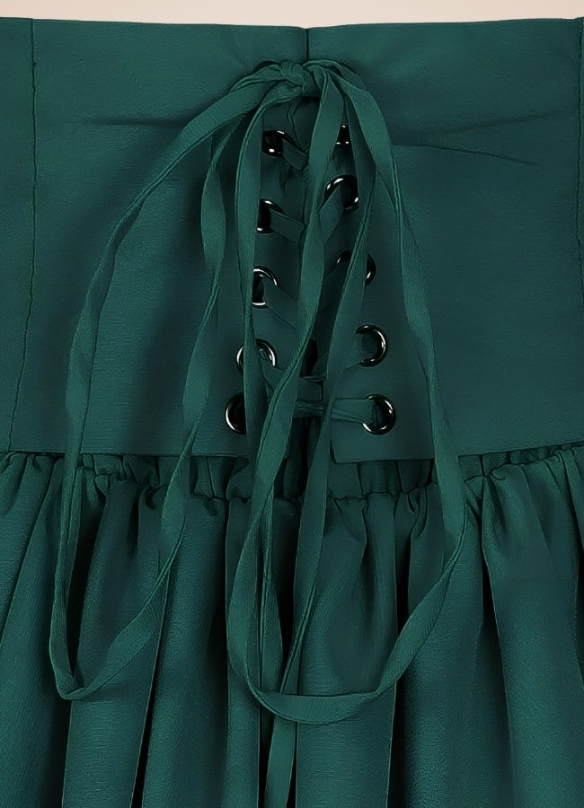 Retro High Waist Steampunk Skirt UK