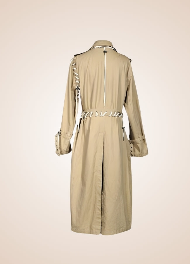 Sewed Steampunk Trench Coat UK