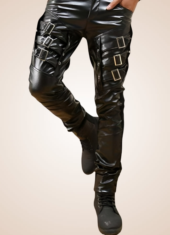 Skinny Gothic Leather Pants UK