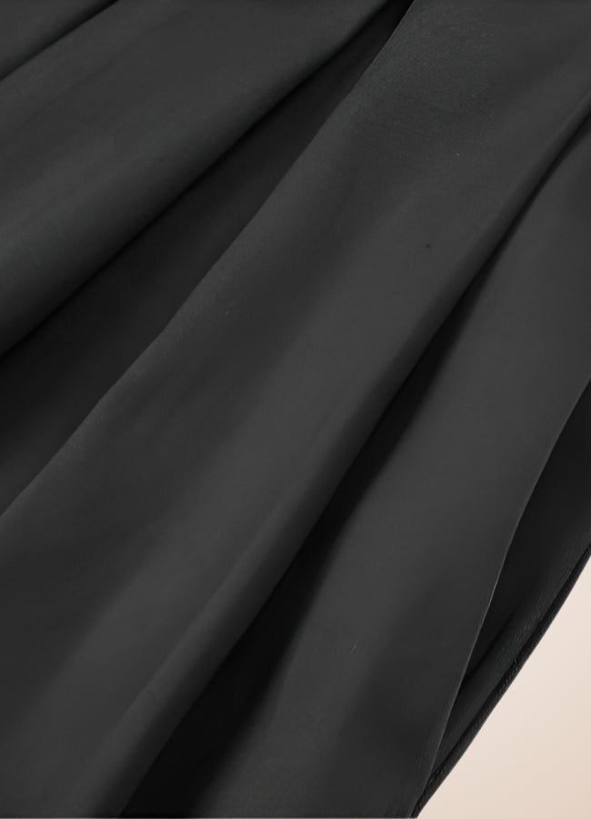 Solid Color Ribbon Mini Skirt UK
