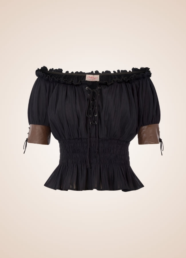 Steampunk Bare Shoulders Shirt UK