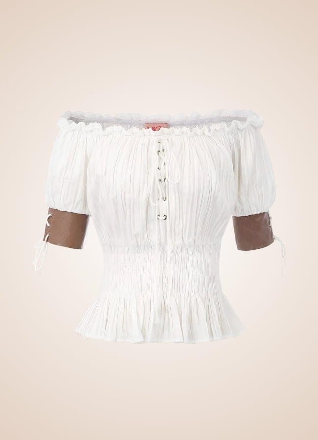 Steampunk Bare Shoulders Shirt UK