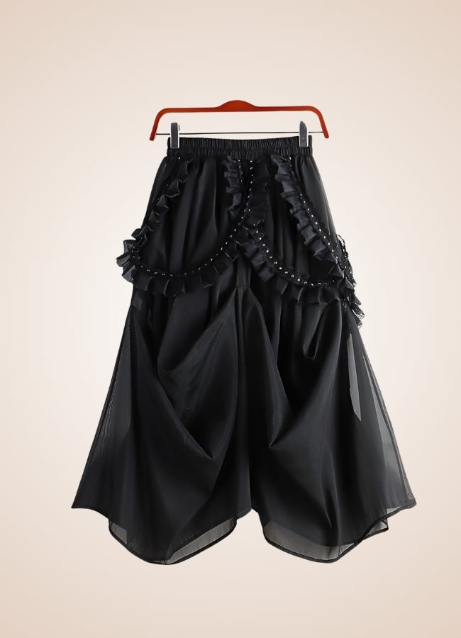 Steampunk Black Spring Skirt UK