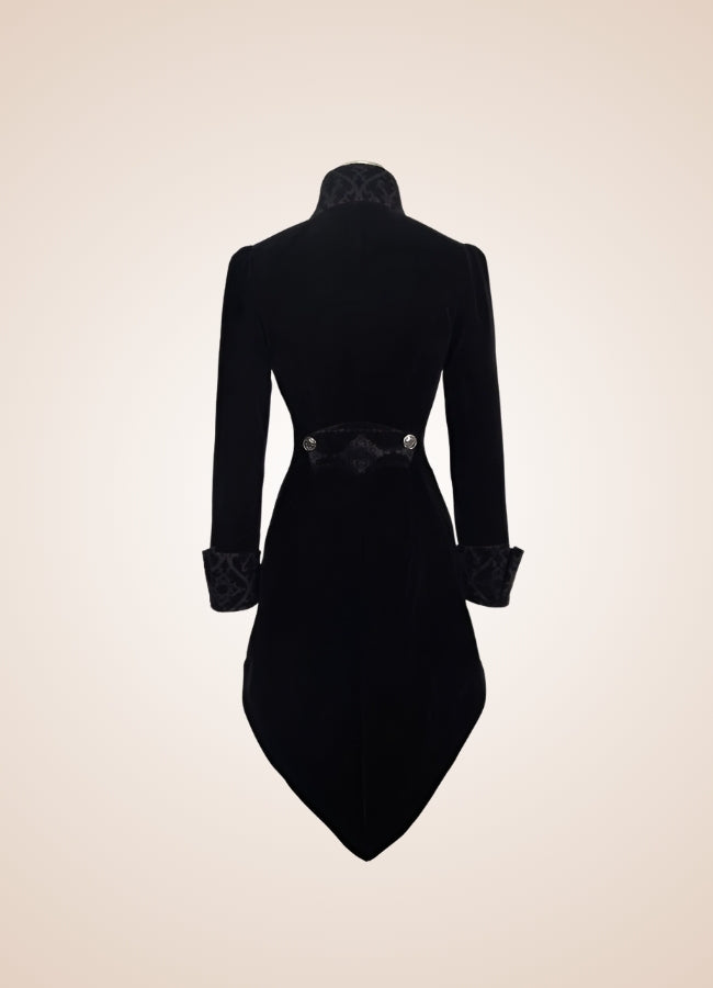 Steampunk Black Trench Coat UK