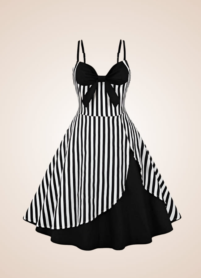 Steampunk Black White Dress UK