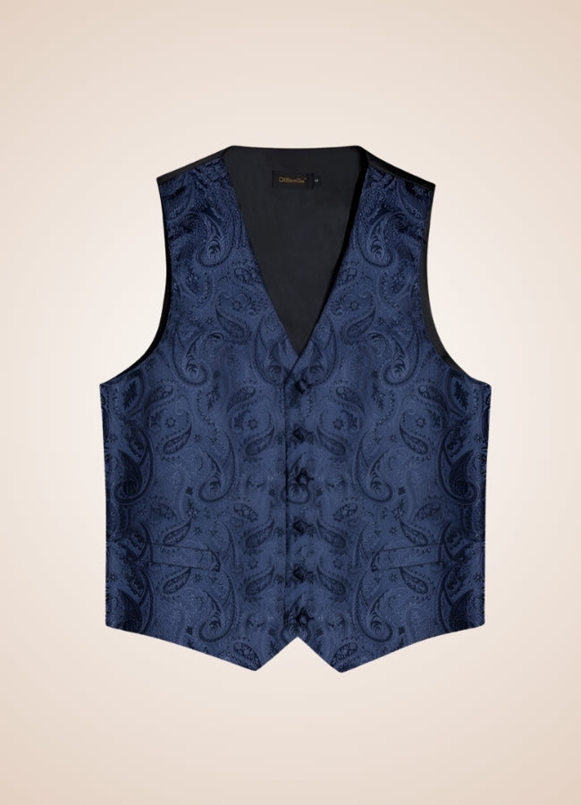 Steampunk Blue Suit Vest UK