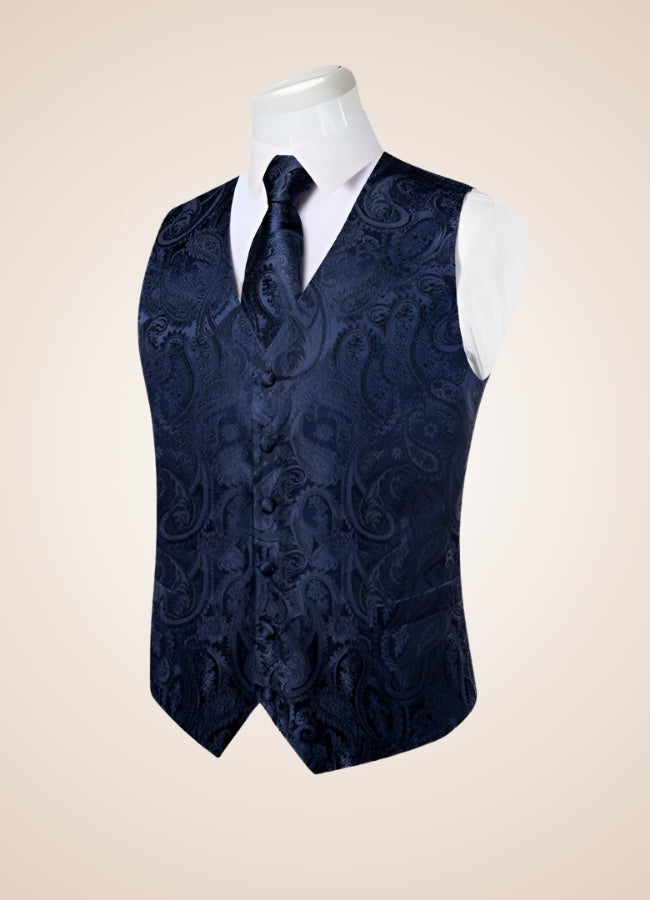 Steampunk Blue Suit Vest UK