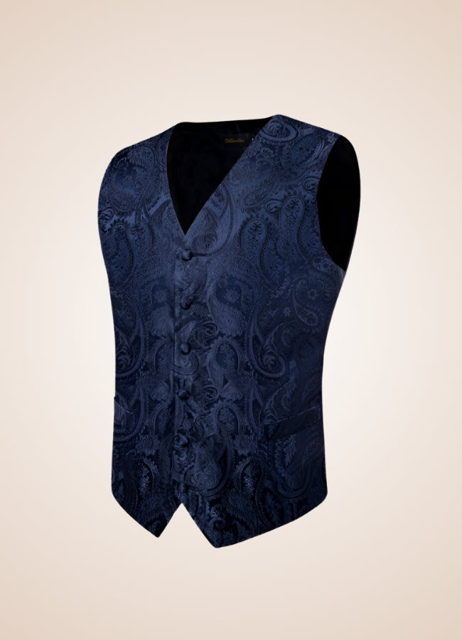 Steampunk Blue Suit Vest UK
