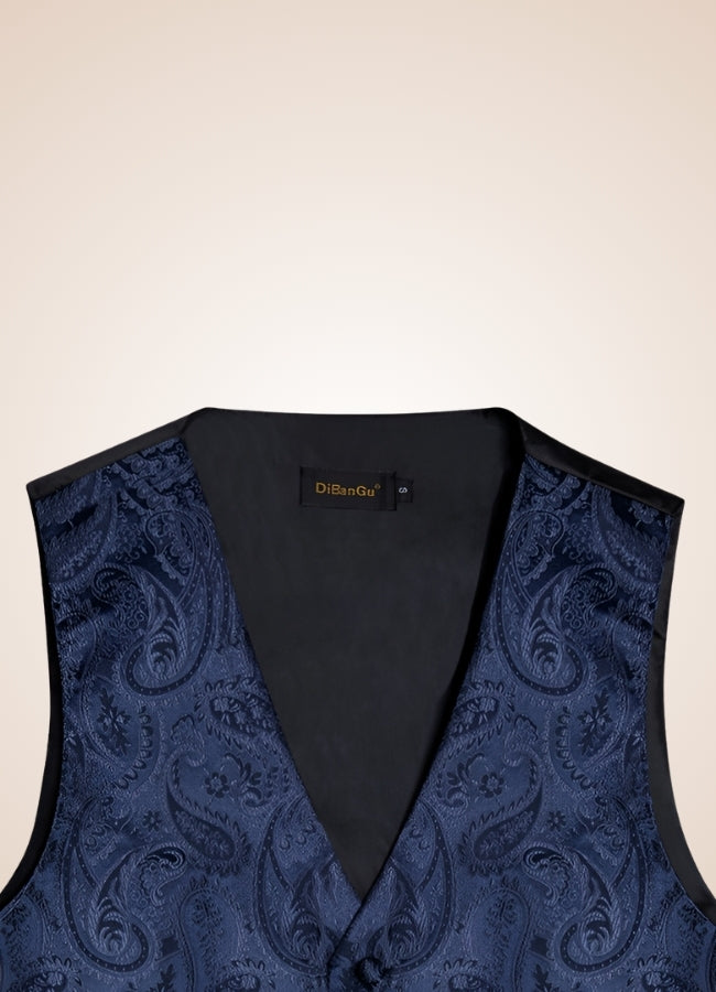 Steampunk Blue Suit Vest UK