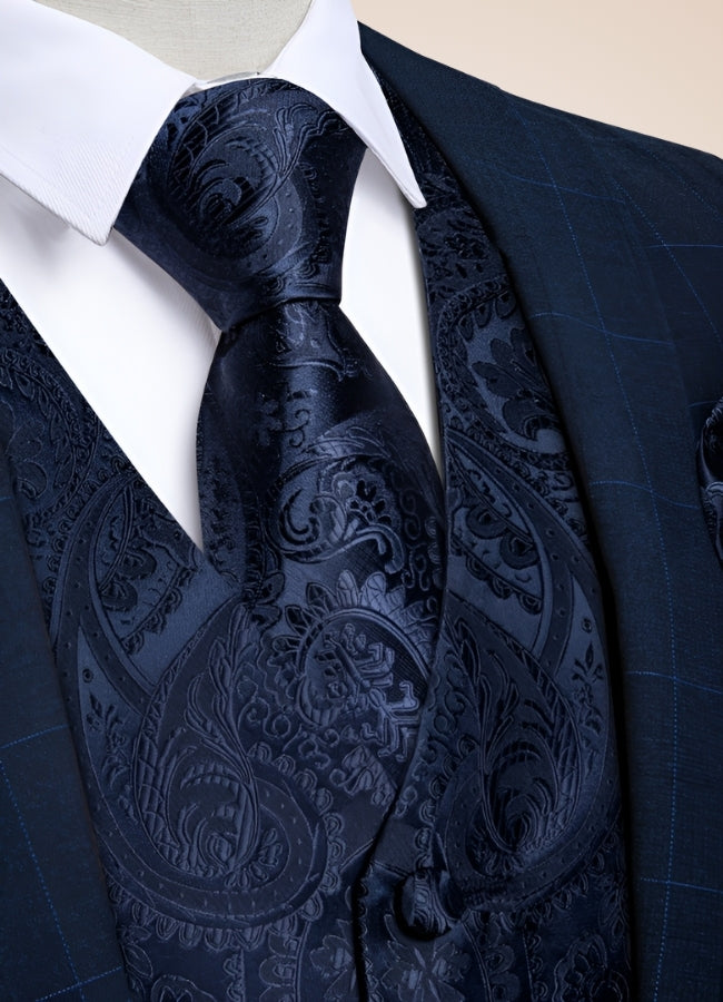 Steampunk Blue Suit Vest UK