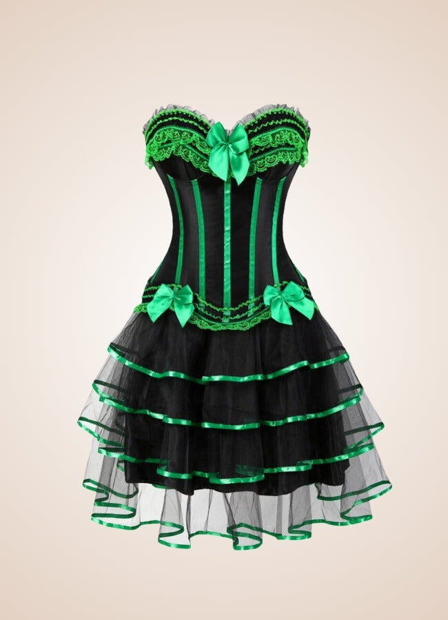 Steampunk Bowknot Corset Dress UK
