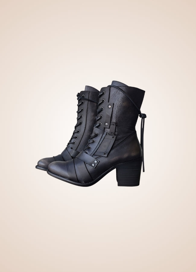 Steampunk British Lace Up Boots UK