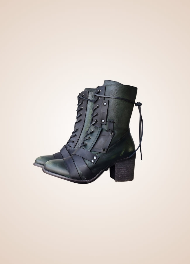 Steampunk British Lace Up Boots UK