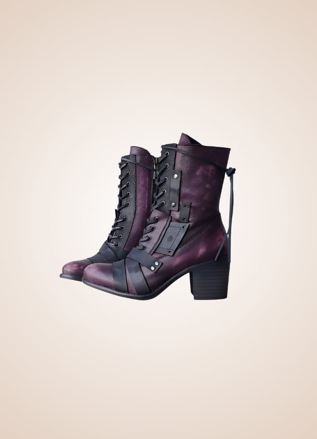 Steampunk British Lace Up Boots UK