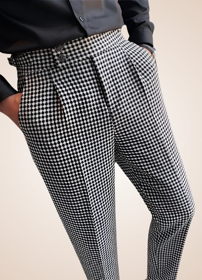 Steampunk British Style Plaid Pants UK