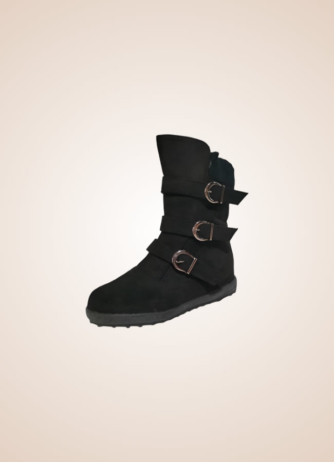 Steampunk Buckle Ankle Boots UK