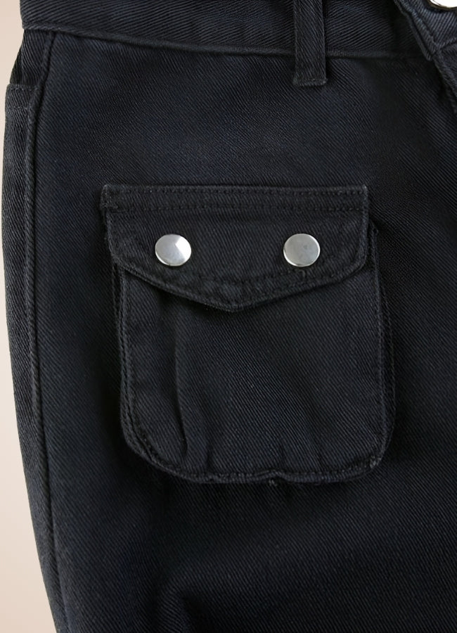 Steampunk Buckle Baggy Pants UK