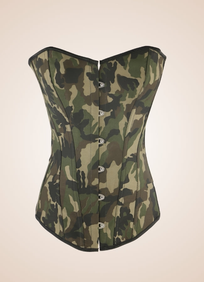 Steampunk Camouflage Corset UK