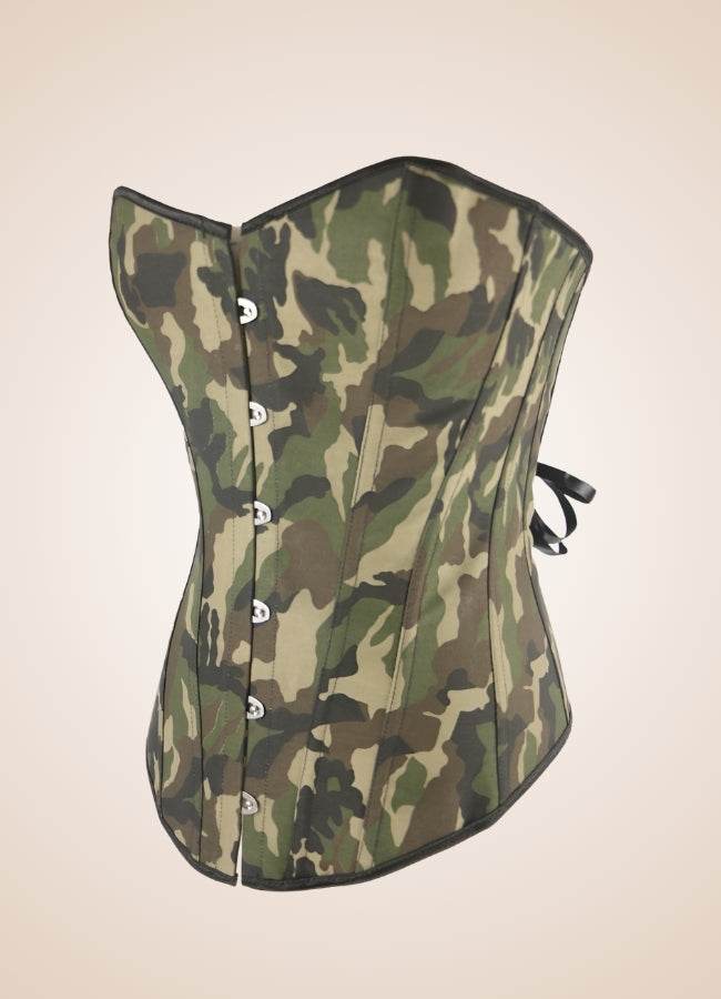 Steampunk Camouflage Corset UK
