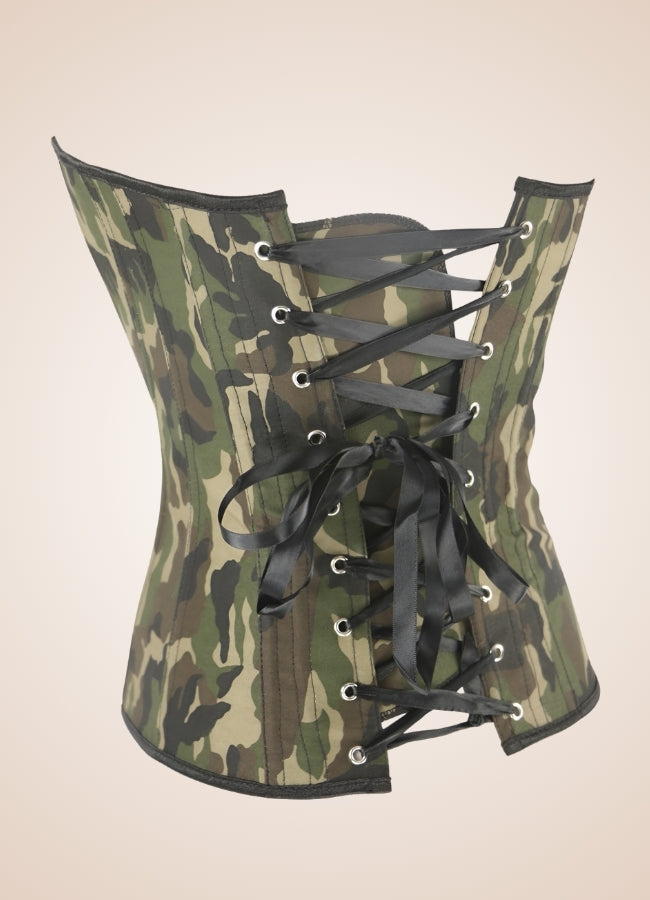 Steampunk Camouflage Corset UK