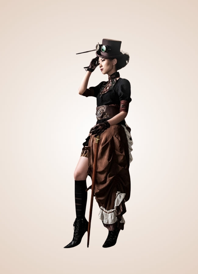 Steampunk Clock Corset Belt UK