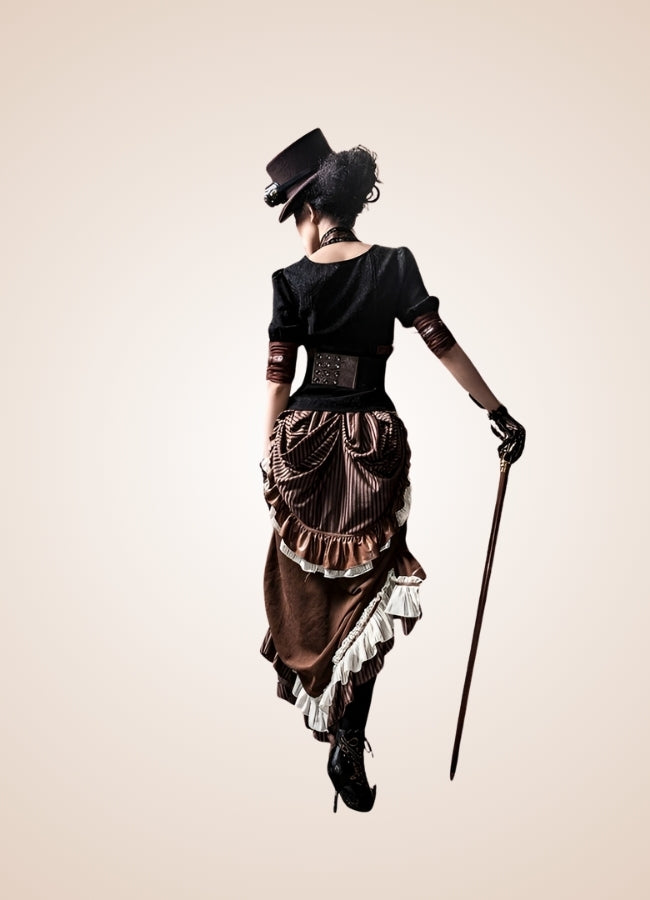 Steampunk Clock Corset Belt UK