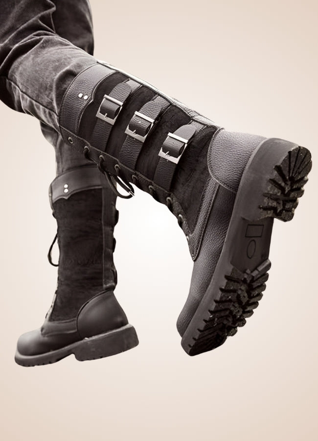 Steampunk Combat Boots UK