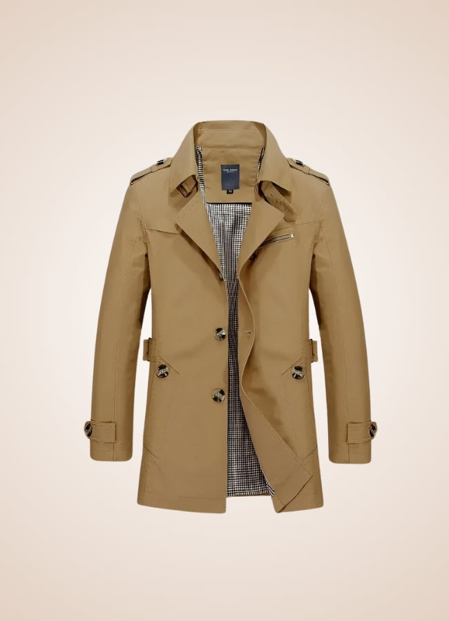 Steampunk Cotton Trench Coat UK