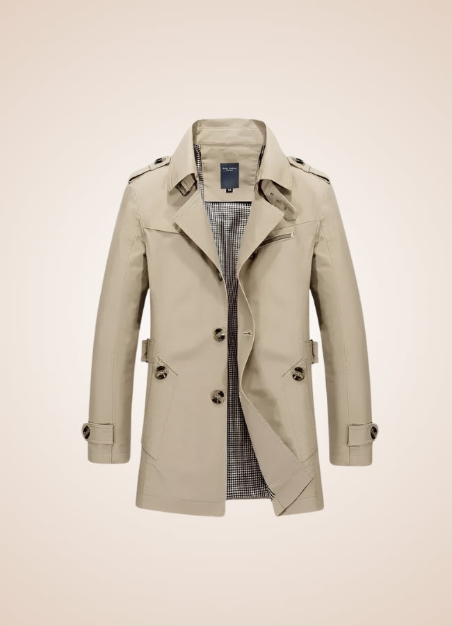 Steampunk Cotton Trench Coat UK