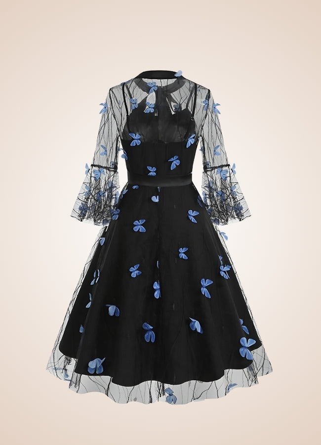 Steampunk Elegant Mesh Dress UK