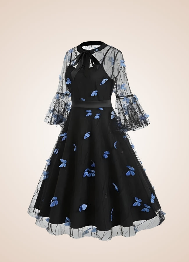 Steampunk Elegant Mesh Dress UK