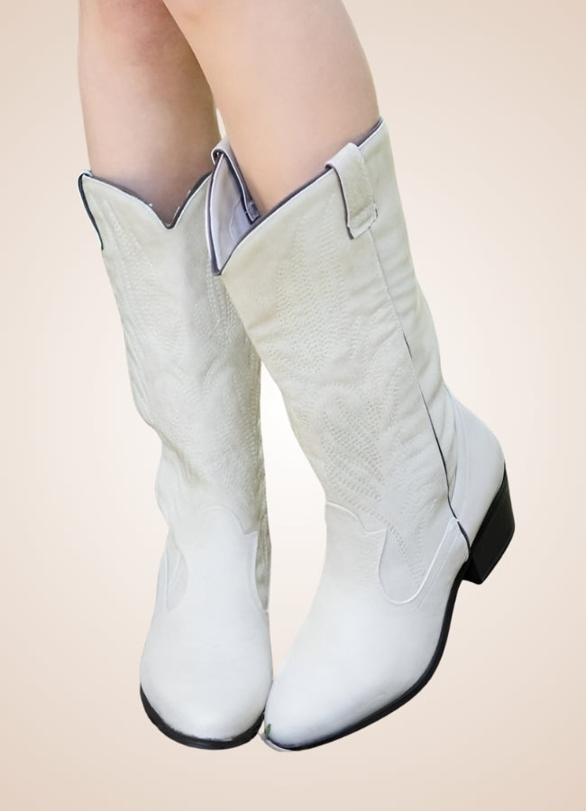 Steampunk Embroidery Cowboy Boots UK