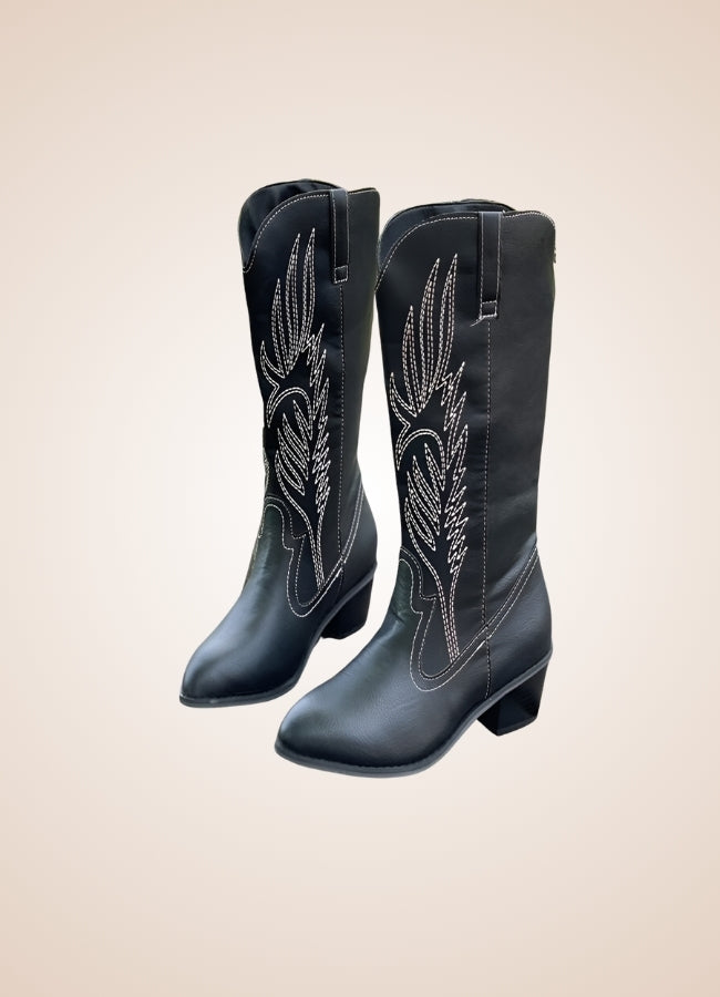 Steampunk Embroidery Cowboy Boots UK