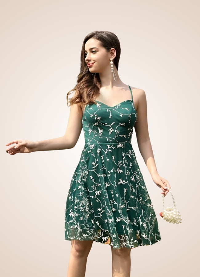 Steampunk Embroidery Lace Dress UK