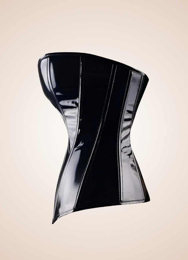 Steampunk Faux Leather Corset Lingerie UK