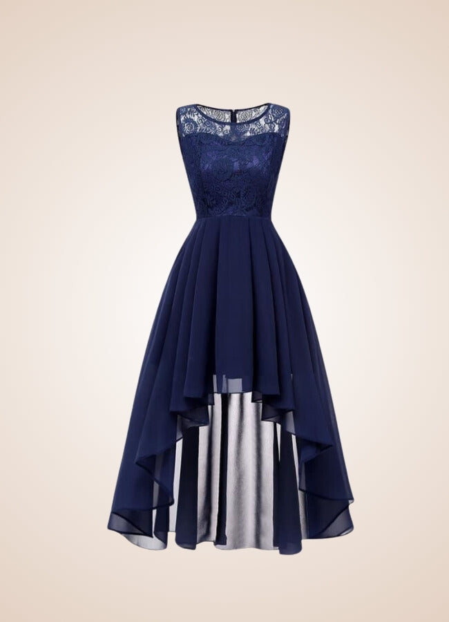 Steampunk Flower Hollow Lace Dress UK