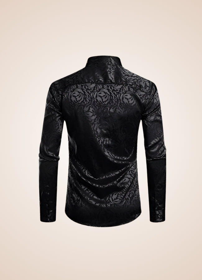 Steampunk Flower Pattern Shirt UK