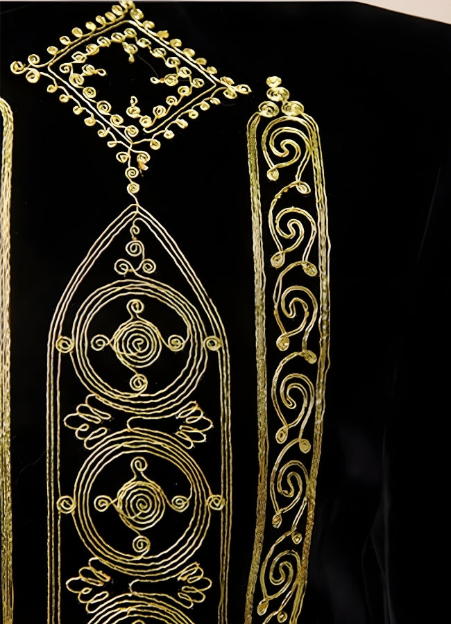 Steampunk Gold Embroidery Jacket UK