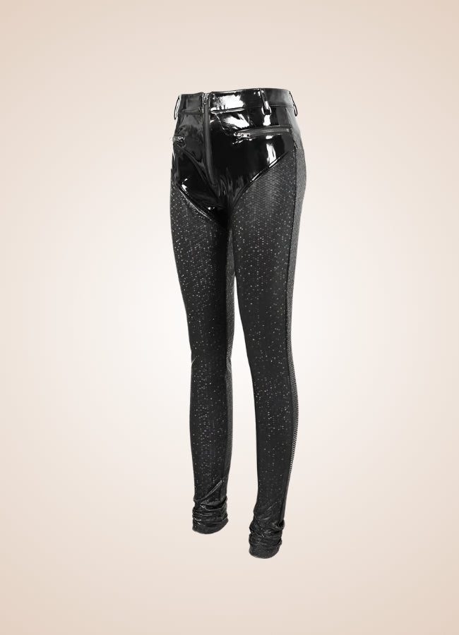 Steampunk Goth Latex Pants UK