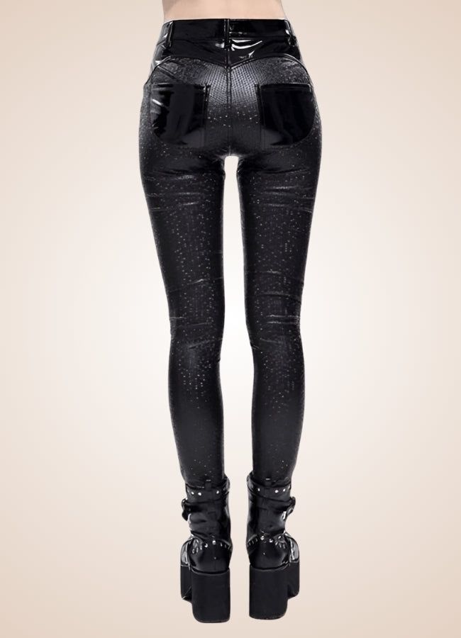 Steampunk Goth Latex Pants UK
